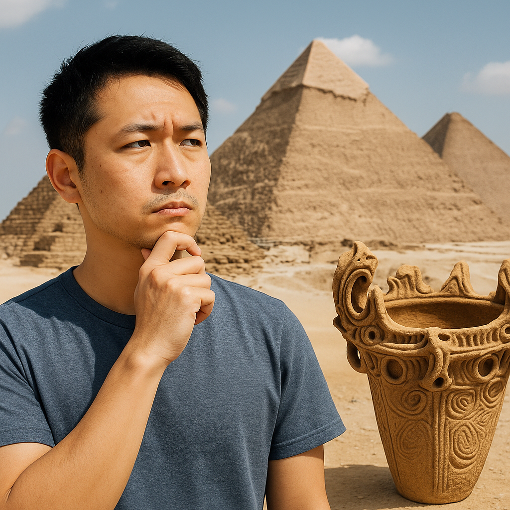 古代エジプトの時代、日本は何時代やった？年表でサクッとわかる文明の比較ガイド